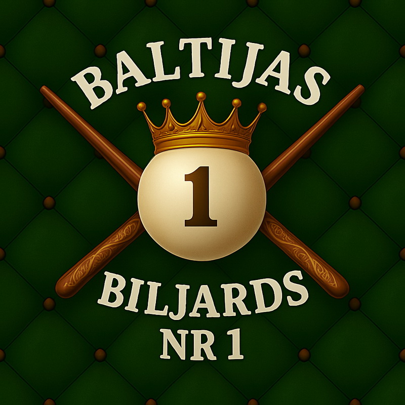 Baltijas Biljards NR 1 logo